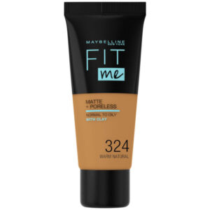 MAYBELLINE FIT ME MATTE & PORELESS FOUNDATION 324 WARM NATURAL