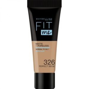 MAYBELLINE FIT ME MATTE & PORELESS FOUNDATION 326 PERFECT BEIGE
