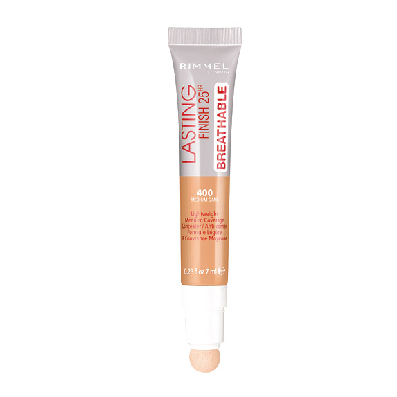 Rimmel Lasting Finish 25H Breathable Concealer 400 Medium Dark